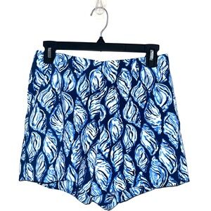 Lilly Pulitzer Blue White Patterned Shorts